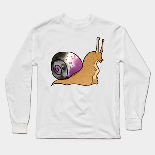 LGBT acexual snail Long Sleeve T-Shirt